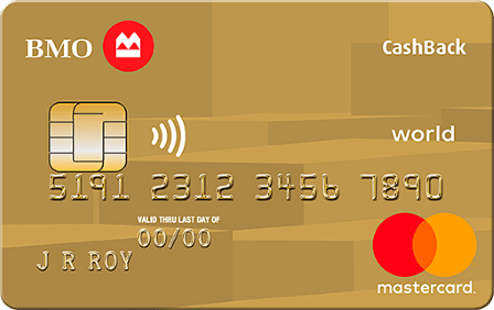 BMO® CashBack® World Mastercard®*